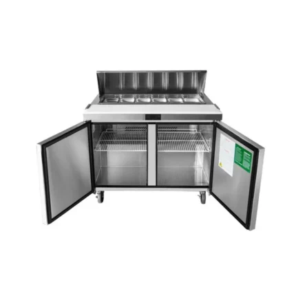 Mesón Saladette 2 Puertas Acero 379L MSF8302-MSALD48" Atosa
